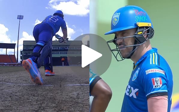 [Watch] De Kock-Maharaj Pair Up To Trap Du Plessis In The 'Battle Of Proteas' In CPL 2024